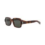 Солнцезащитные очки Saint Laurent Square-Frame Recycled Acetate Sunglasses 'Гавана/Серый' 1