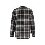 tartan-check flannel shirt 1