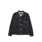 contrast-stitch denim jacket 1