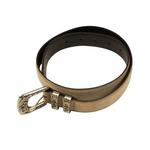 Ремни Amiri Engraved Buckle Suede Belt 'Beige' 3