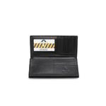 Мужской длинный кошелек из натуральной кожи с защитой RFID - Черный 4