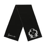 Шарфы Givenchy двусторонний шерстяной шарф с логотипом «Черный белый» 2