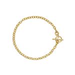Колье DY Mercer® Petite Toggle Chain из желтого золота с бриллиантами 1