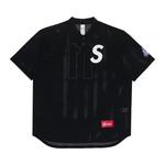 Джерси Supreme S Logo Baseball Henley 'Черный' 1