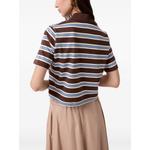 striped cropped polo shirt 4