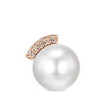 Серьга из розового золота с бриллиантами 1