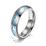 Кольцо «Зло» из нержавеющей стали 316L 5
