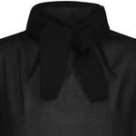Рубашки и топы Amomento Knotted Collar Top 'Black' 3