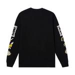 Футболки Market Warped Beware Long-Sleeve T-Shirt 'Black' 2