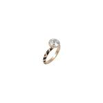 Color Me 120V Solitaire Geometric Ring - Черный 1