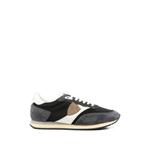 logo-patch panelled sneakers 1