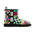 Ботинки UGG Wmns Classic Clear Mini Boot 'Black Multi-Color Checkerboard' 1