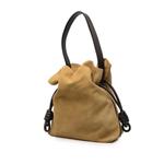 2015 Large Suede Flamenco Knot tote bag 3