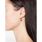 Серьги Alfa из желтого золота с бриллиантами 2