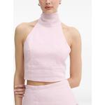 halterneck tie-fastening top 1
