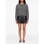 ribbed-trim button-up cardigan 2