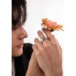Amour Bloom Кольцо с аммолитом 044 3