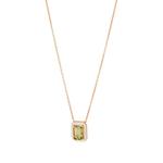 Колье Mina Tourmaline из розового золота с турмалином 1