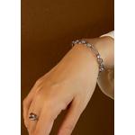 Браслет Roxanne Oval Link Paperclip Chain из белого золота 2