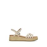 woven-platform buckled sandals 1