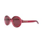 Gucci Круглые солнцезащитные очки 'Красный/Фиолетовый' 3