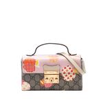 Сумка-сэтчел Monogram Les Pommes Padlock размера мини с узором GG Supreme (2000-2015 годы) 1