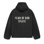 Куртки-тренчкоты Fear of God Essentials Textured Nylon Hooded Coaches Jacket 'Black' 2