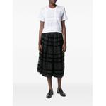 paneled cotton T-shirt 2