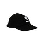 Кепки-снэпбэки Supreme Boiled Wool S Logo 6-Panel 'Black' 2