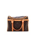 Dog Carrier Bag Monogram Canvas 40 satchel 1