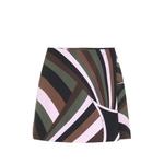Iride print silk skirt 1
