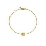 Позолоченный браслет April Birthstone 1