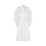 Верхняя одежда Ferragamo Long-Sleeved Hooded Trench Coat 'White' 1