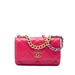 Сумка через плечо Quilted Lambskin 19 Wallet On Chain (2019 год) 1