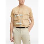 Covemulti-pocket belted jacket 1