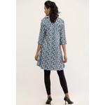 Туника-платье в стиле рубашки Le Reve Blue Geometric 3