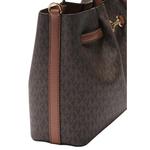 Carson Medium Signature Logo Satchel Bag - Коричневый 6