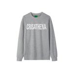 Худи Crisathena Brush серого цвета 1