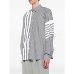 printed striped organic cotton shirt 5