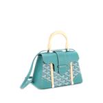 Сумка-сэтчел Structured Saigon Top Handle Bag Coated Canvas with Leather размера мини 2
