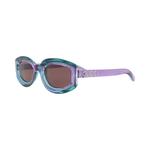 Солнцезащитные очки Gucci Cat Eye 'Violet/Brown' 3
