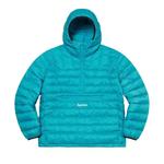 Пуховики Supreme Micro Down Half Zip Hooded Pullover 'Бирюзовый' 1