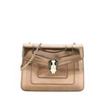 Маленькая сумка на плечо Serpenti Forever Square Metallic 1