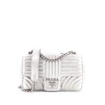 Chain Flap Shoulder Bag Diagramme Quilted Leather Medium crossbody bag 1