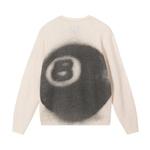 Свитера Stussy 8 Ball Spray Sweater 'Слоновая кость' 2