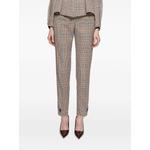 checked tailored tapered pants 1