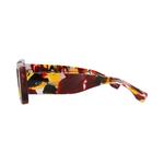 Солнцезащитные очки Gucci Square-Frame Recycled Acetate 'Burgundy/Grey' 2
