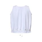 Anagram-embroidered drawstring tank top 2