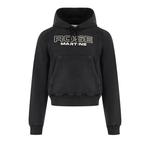 Топы Martine Rose Shrunken Hoodie 'Black Washed' 1