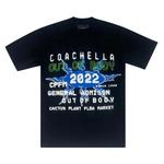 Футболка T-Shirts Cactus Plant Flea Market x Coachella Tee 'Black/Blue' 1